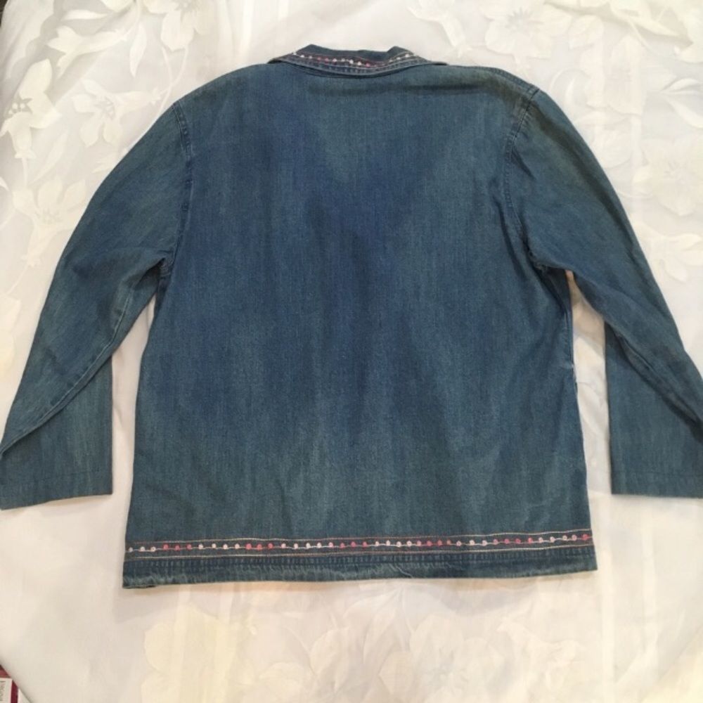 Vintage Bobbie Brooks Embroidered Denim Jacket - Picture 4 of 5